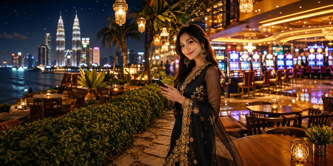 Antara muka kasino mudah alih winmyr sempena perayaan di Kuala Lumpur